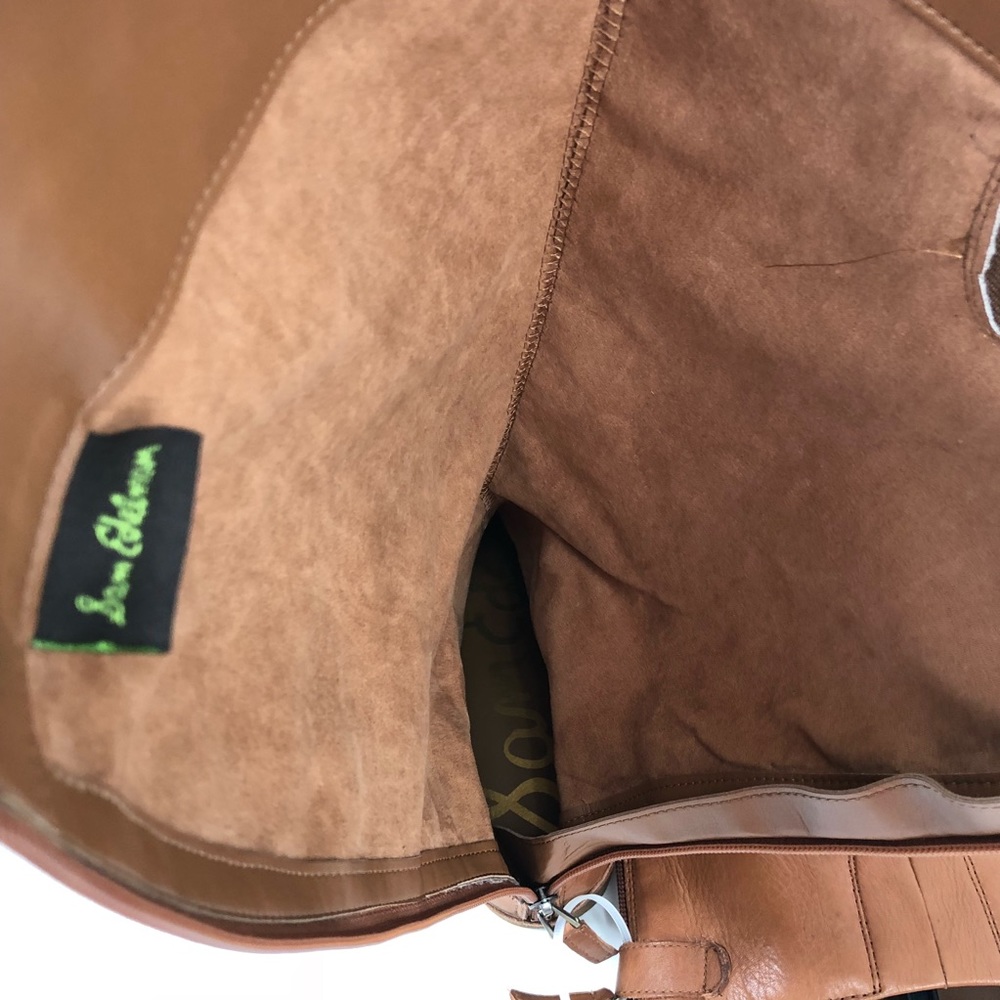 New Sam Edelman cognac high boots real leather9.5 - Picture 2 of 8